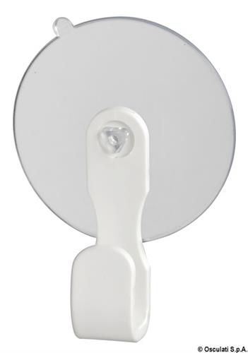 Gancio portaoggetti con ventosa